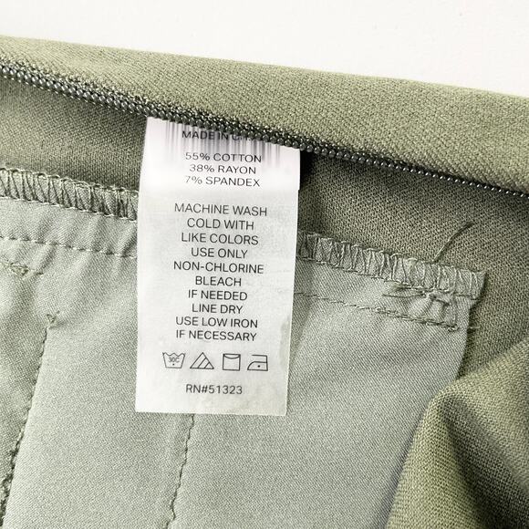 NEW Court & Rowe Womens 6 Kinsey Pant Olive Fern Green Career Trouser Stretchy - Picture 8 of 11